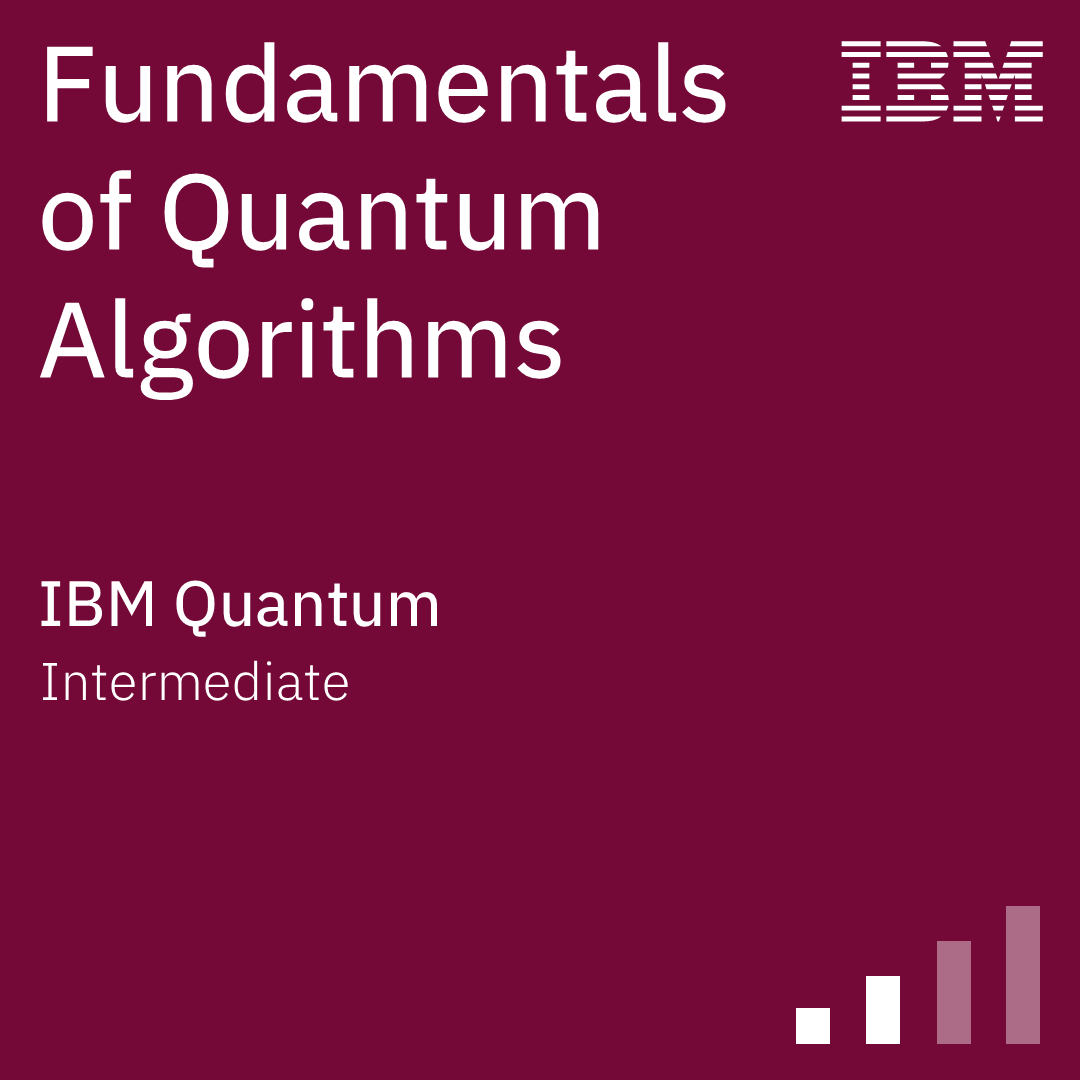 Fundamentals of Quantum Algorithms badge